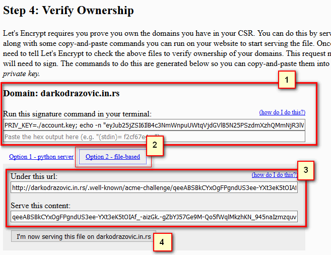 Verify Ownership